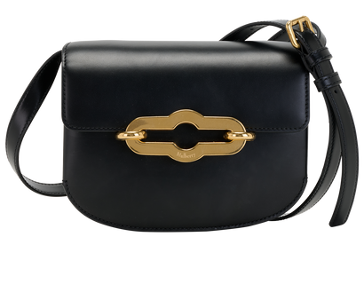 Small Pimlico Satchel, &pound;550, Handbags, Black, Leather, Front view